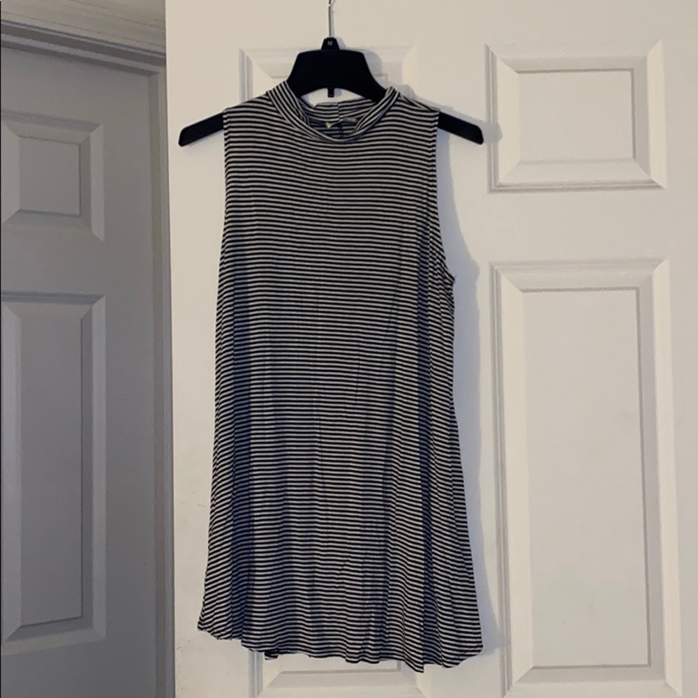 Mock turtleneck tunic